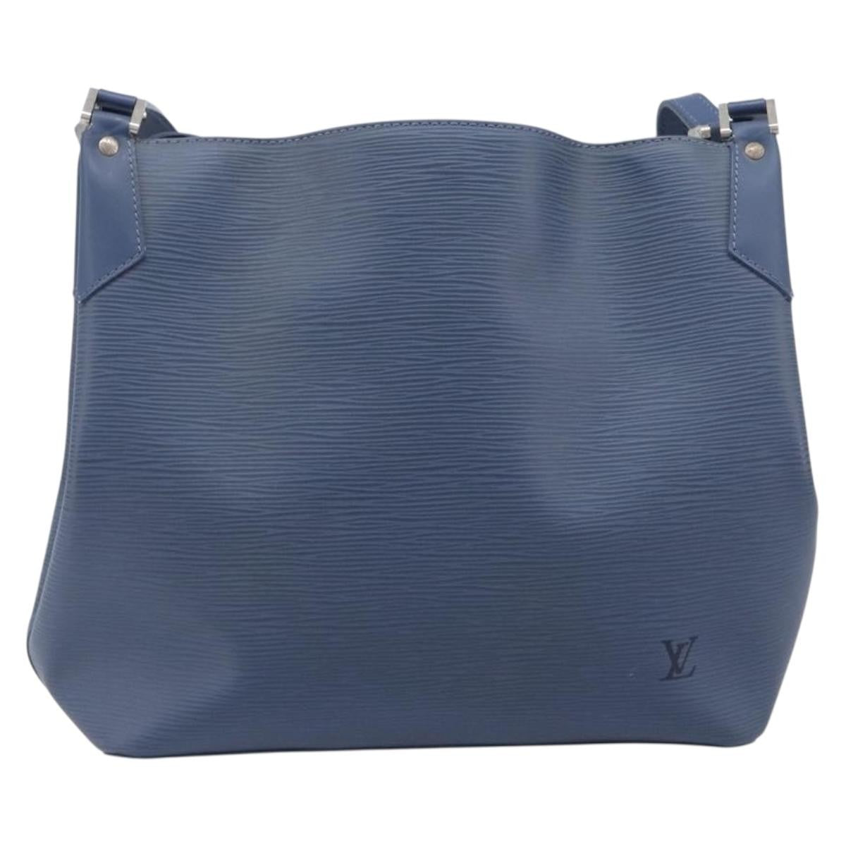 Louis Vuitton Mandara Epi Leather Blue Leather Shoulder Bag Bag (Pre-Owned)