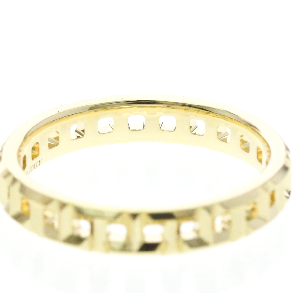 Tiffany & Co. T True 18K Yellow Gold Gold Yellow_Gold Ring Jewelry (Pre-Owned)