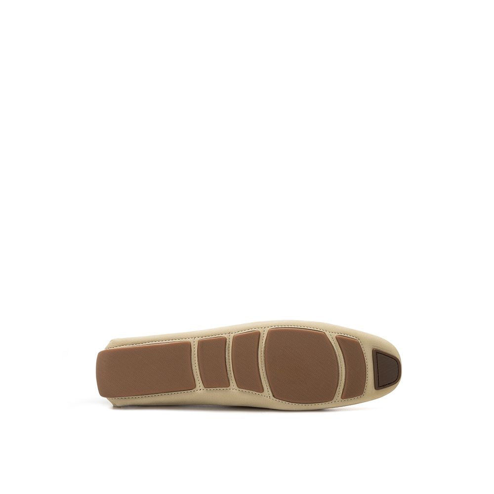 Bally Beige Leather Men's Moccassin