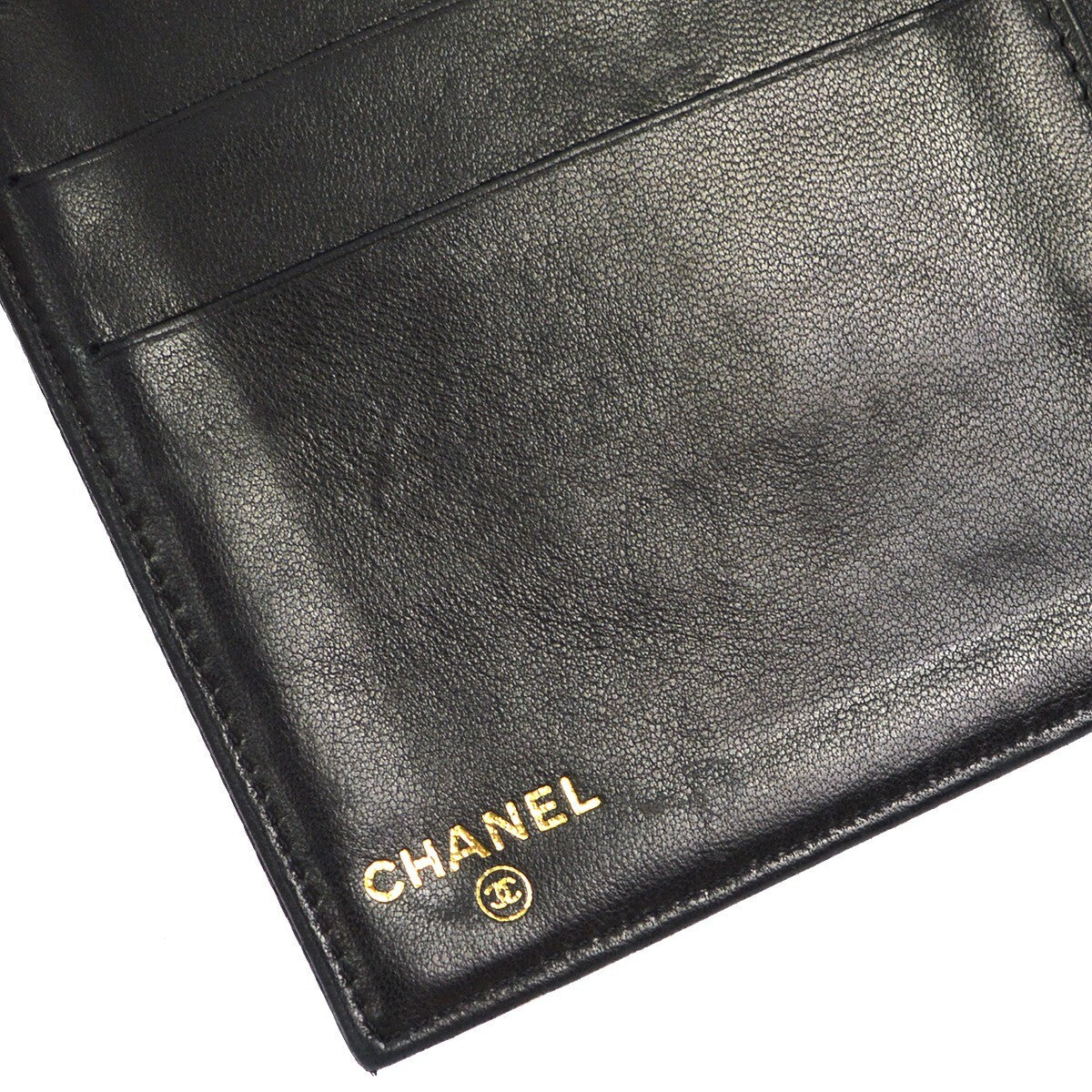 Chanel Timeless Cc French Caviar Black Leather Wallets Accessory (Pre-Owned)