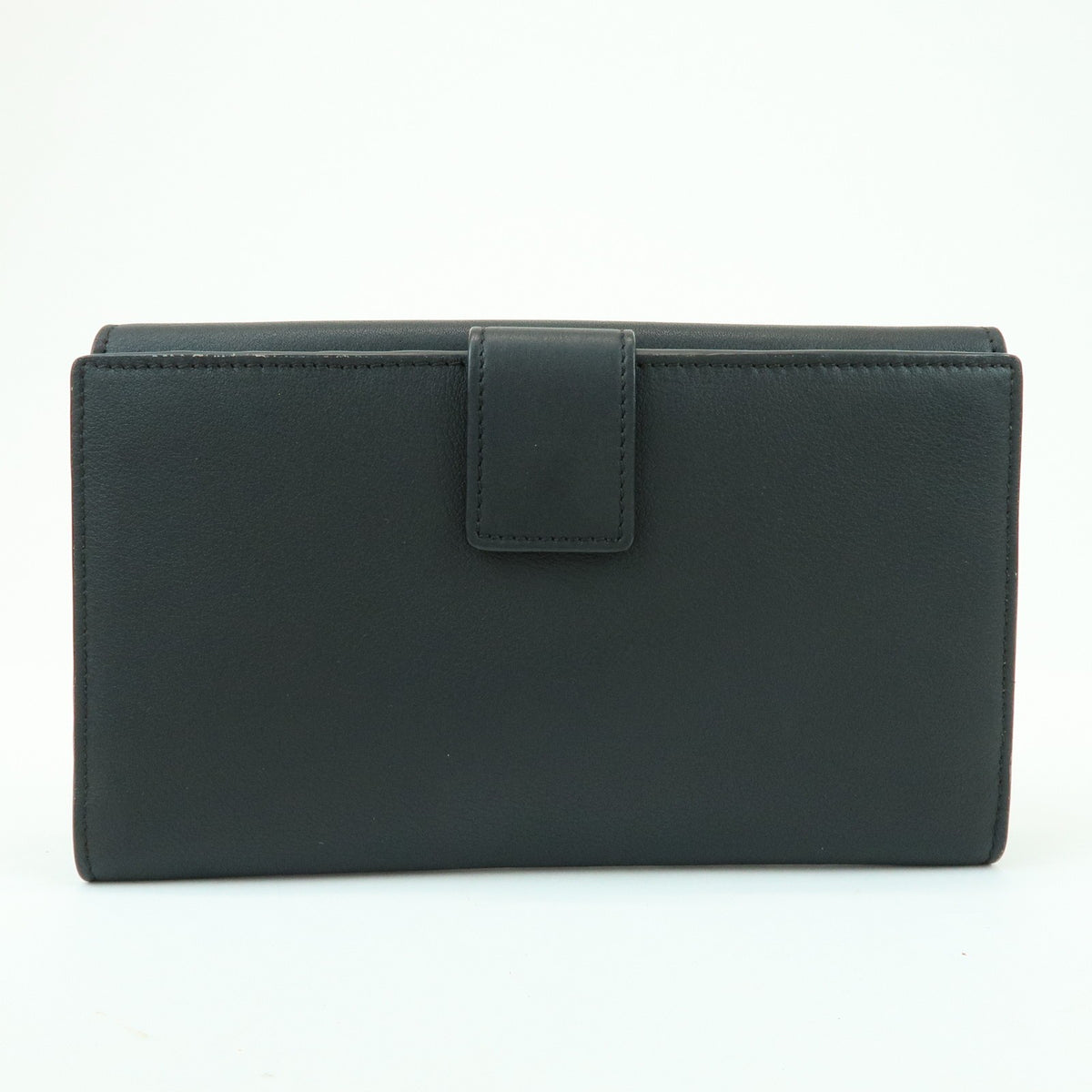 Fendi Selleria Peekaboo Leather Black Leather Wallets Accessory (Pre-Owned)