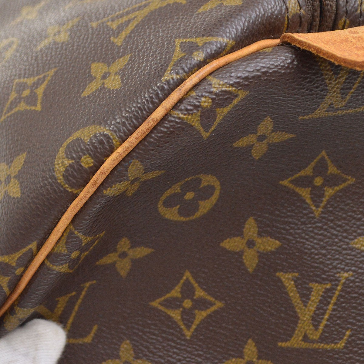 Louis Vuitton Keepall Monogram Canvas Brown Canvas Travel Bag Bag (Pre-Owned)