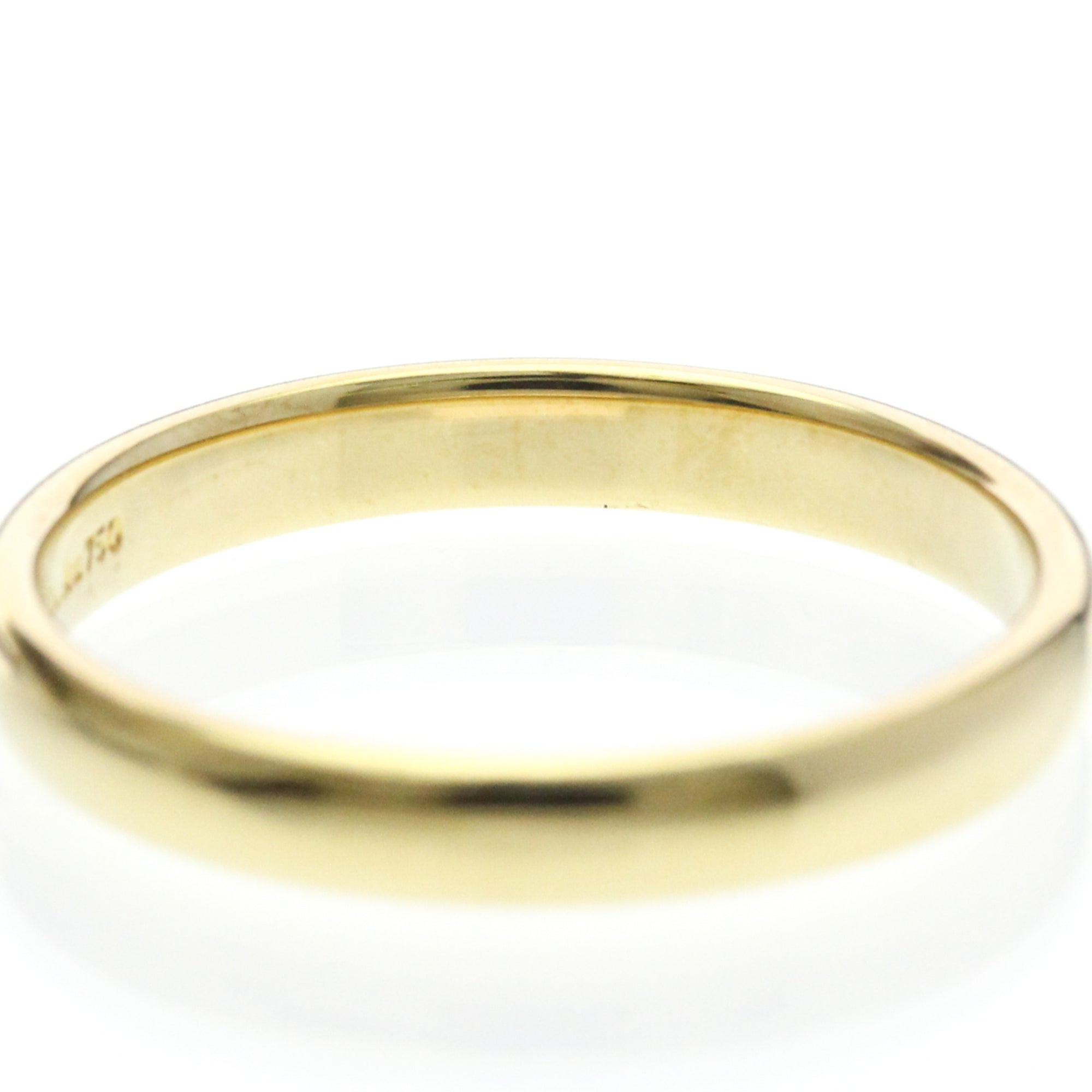 Tiffany & Co. Classic Wedding Band 18K Yellow Gold Gold Yellow_Gold Ring Jewelry (Pre-Owned)