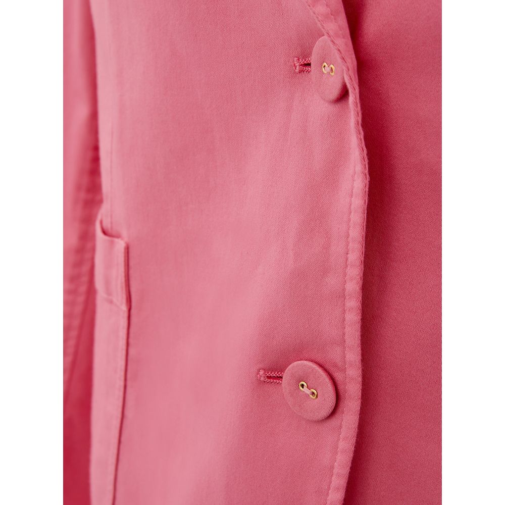 Lardini Pink Cotton Women's Blazer