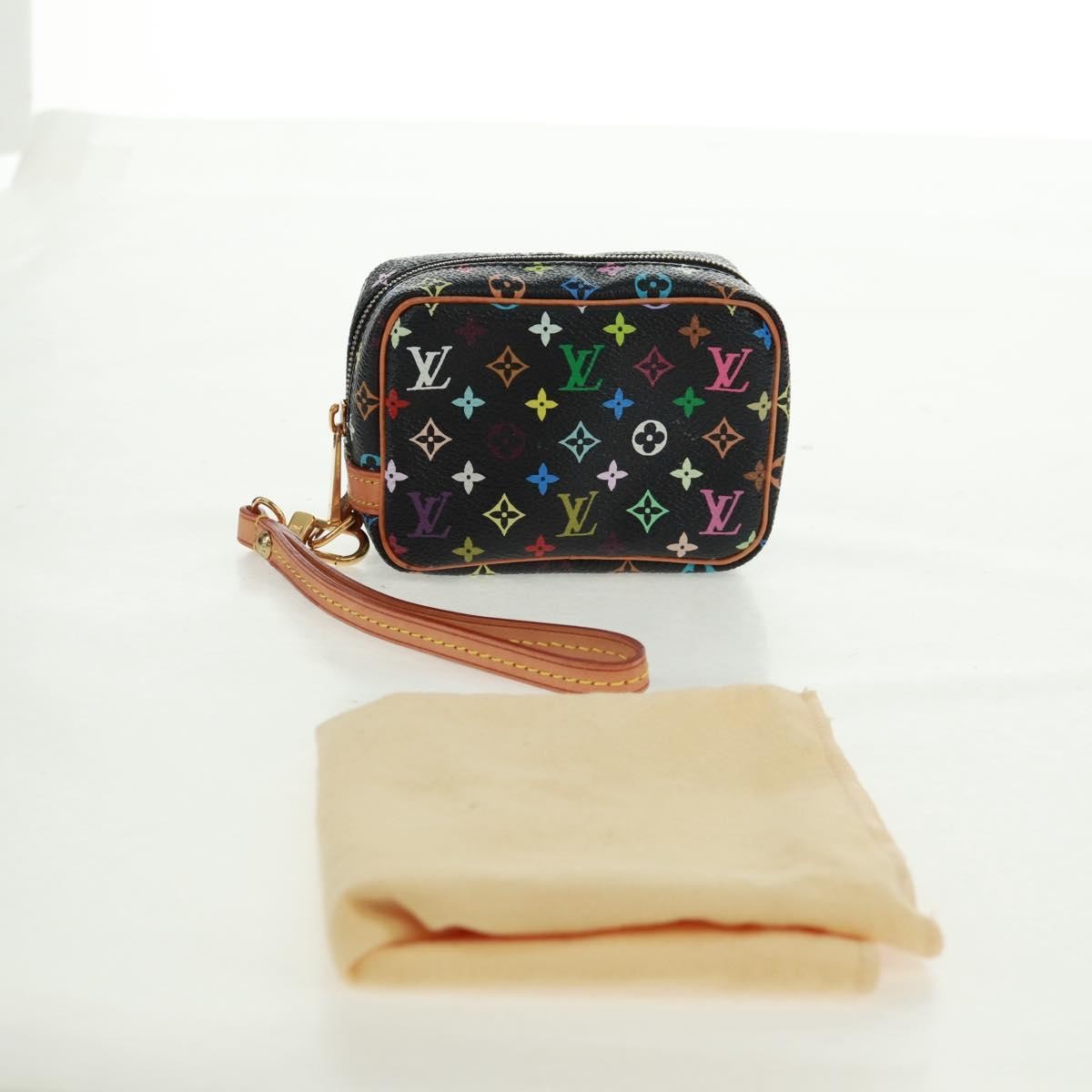 Louis Vuitton Wapity Trousse Monogram Multicolor Black Canvas Clutche & Pouche Bag (Pre-Owned)