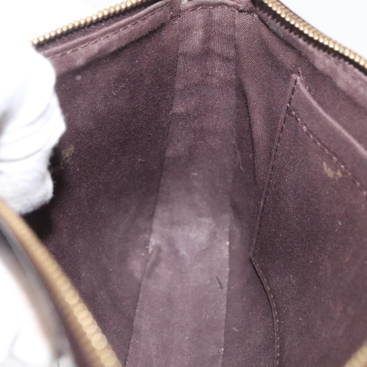 Louis Vuitton Lexington Pochette Monogram Vernis Brown Patent_Leather Clutche & Pouche Bag (Pre-Owned)