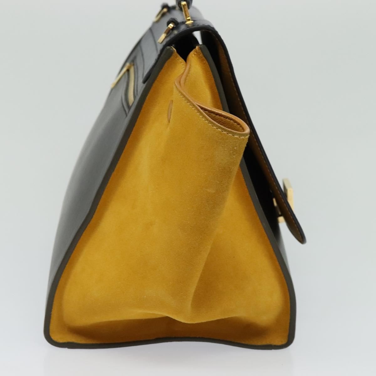 Celine Trapeze Leather With Suede Multicolour Leather Handbag (Pre-Owned)