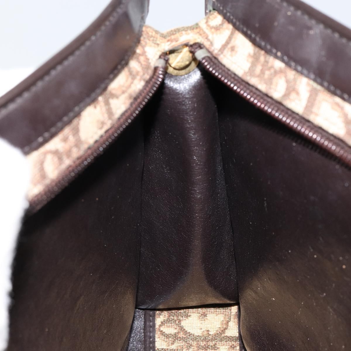 Christian Dior Trotter Shoulder Canvas Beige Canvas Shoulder Bag Bag (Pre-Owned)