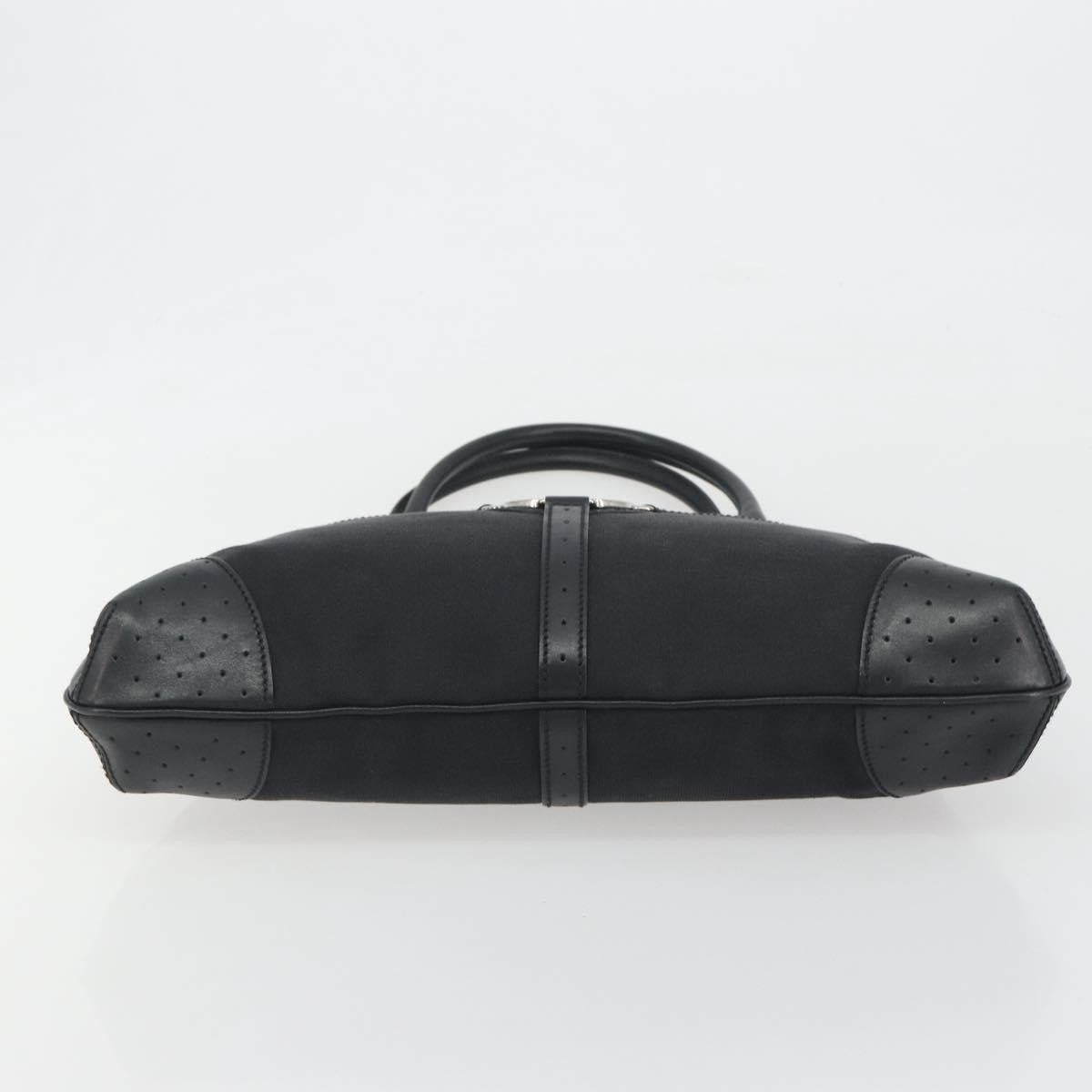 Gucci Reins Web Canvas Black Canvas Shoulder Bag Bag (Pre-Owned)