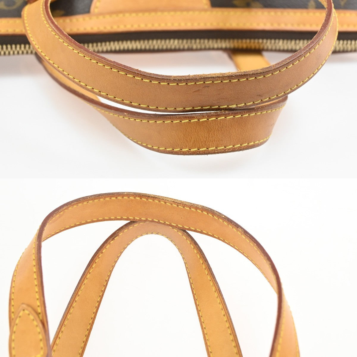 Louis Vuitton Palermo Monogram Canvas Brown Canvas Handbag (Pre-Owned)