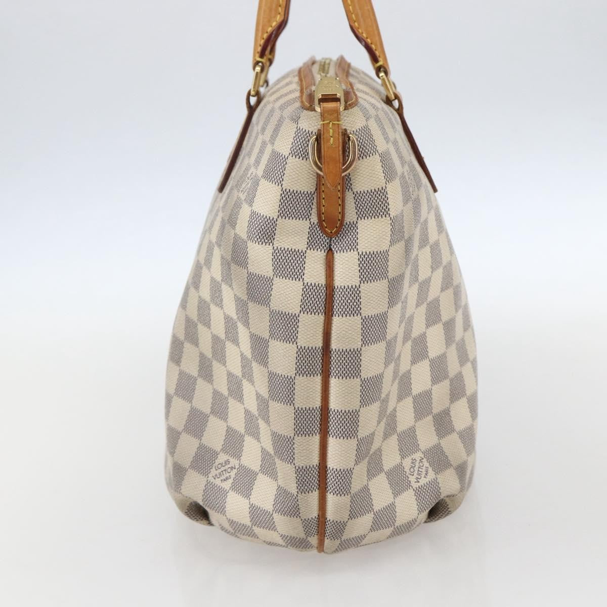 Louis Vuitton Riviera Damier White Canvas Handbag (Pre-Owned)