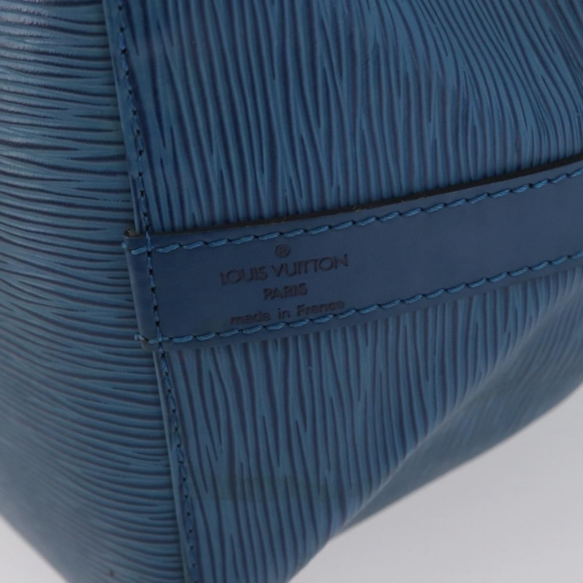 Louis Vuitton Petit Noe Epi Leather Blue Leather Shoulder Bag Bag (Pre-Owned)