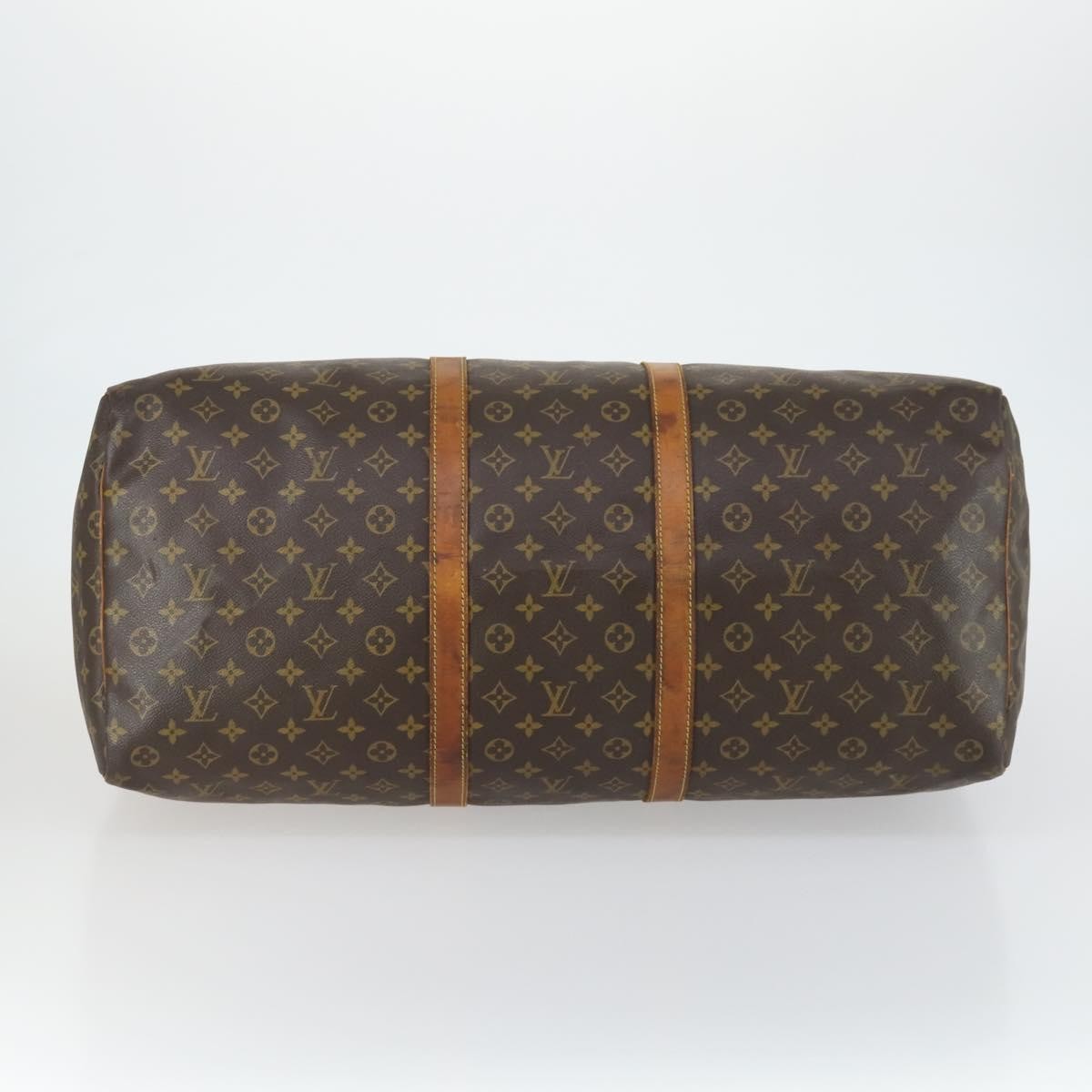Louis Vuitton Keepall Monogram Canvas Brown Canvas Travel Bag Bag (Pre-Owned)