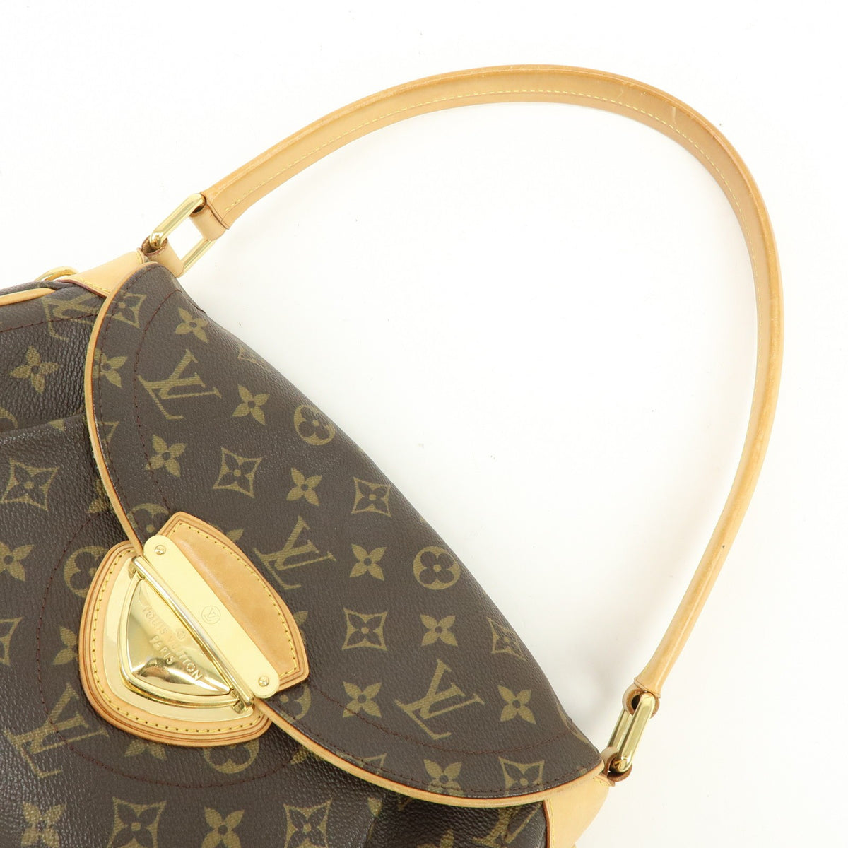 Louis Vuitton Beverly Monogram Canvas Brown Canvas Handbag (Pre-Owned)