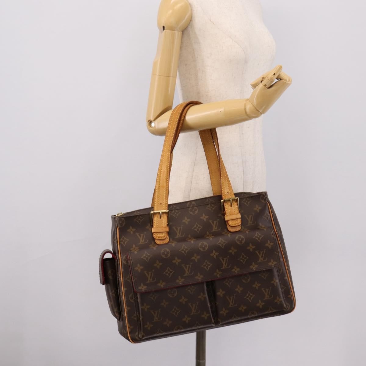 Louis Vuitton Multipli Cite Monogram Canvas Brown Canvas Handbag (Pre-Owned)