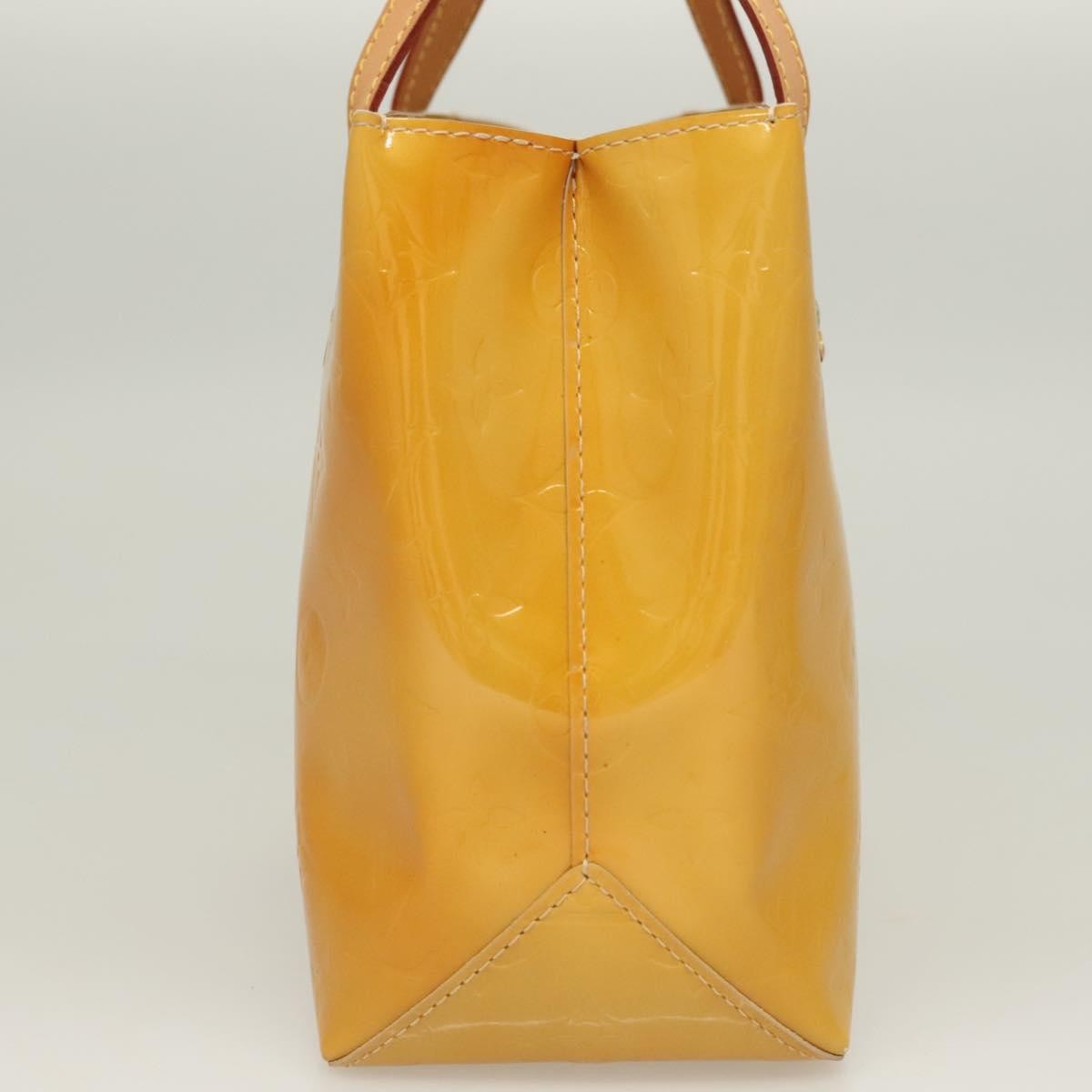 Louis Vuitton Reade Monogram Vernis Yellow Patent_Leather Handbag (Pre-Owned)
