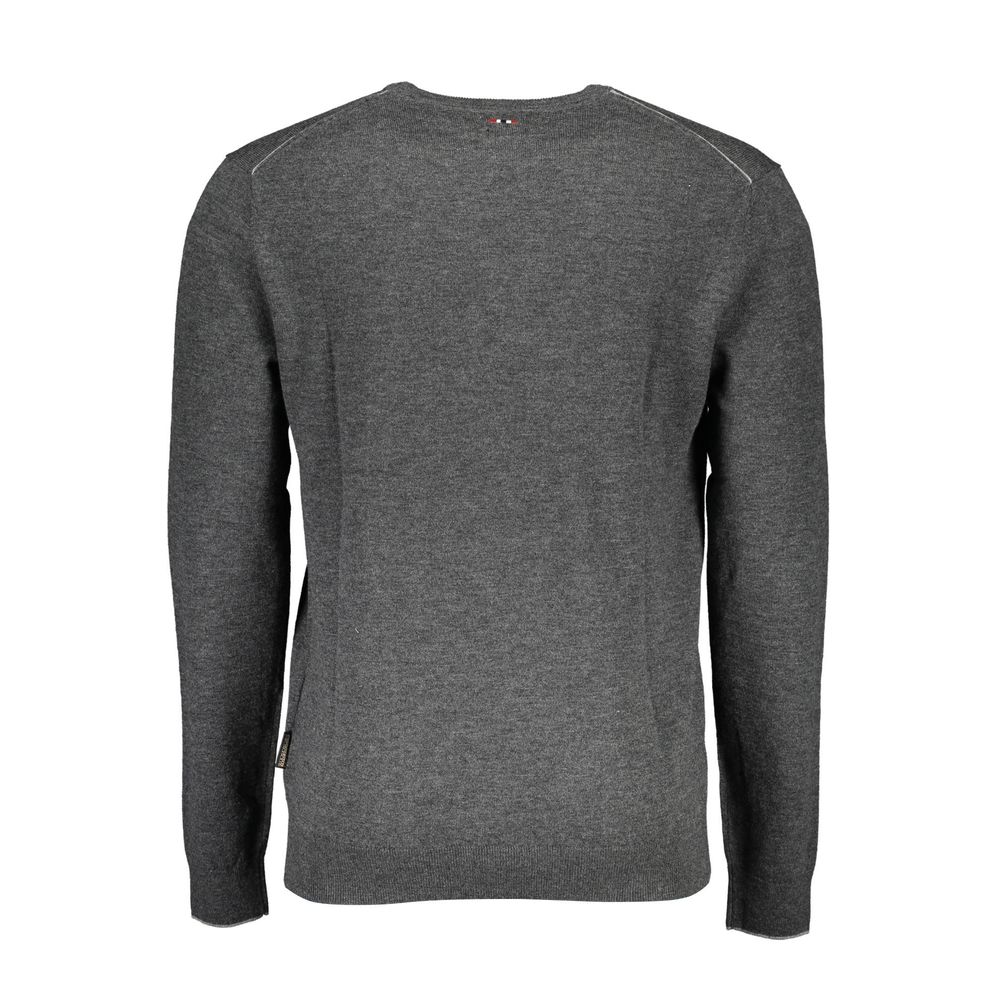 Napapijri Grigio Wool Mens Men's Sweater