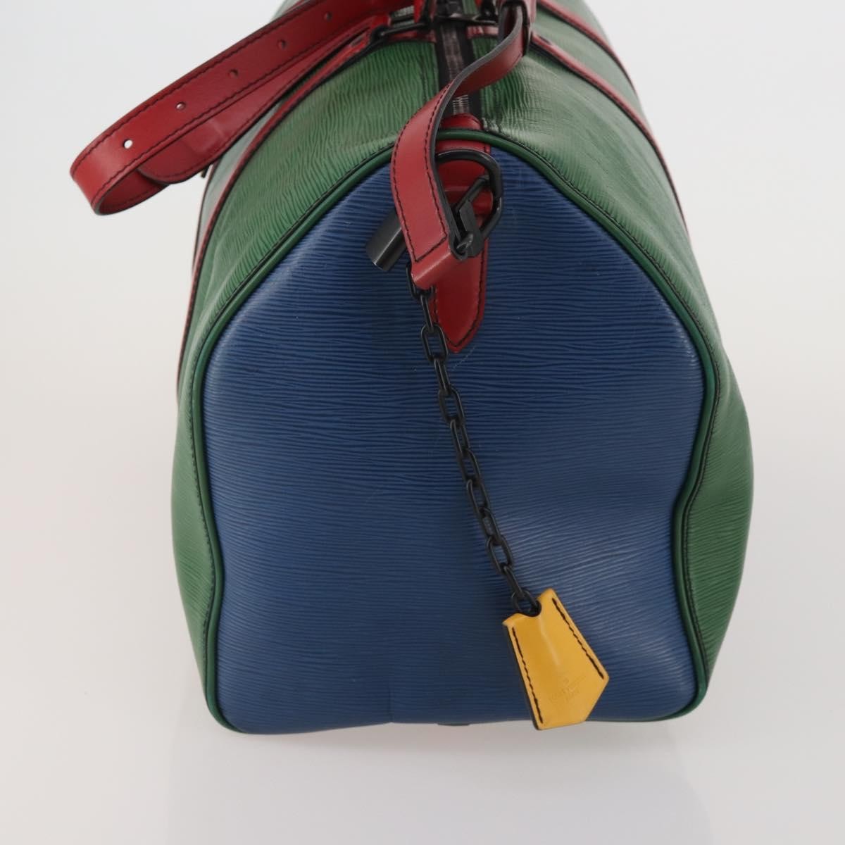 Louis Vuitton Wavy Keepall Bandouliere Monogram Canvas Multicolour Leather Travel Bag Bag (Pre-Owned)