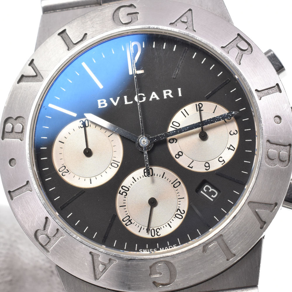 Bvlgari Diagono Chronograph Quartz Stainless Steel Watch (Pre-Owned)