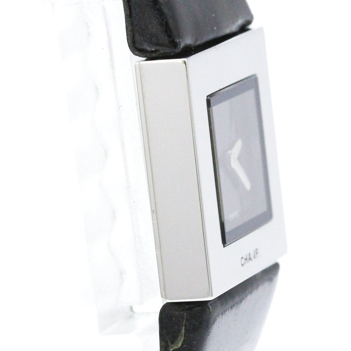 Chanel Matelasse Quartz Stainless Steel And Quilted Leather Watch (Pre-Owned)