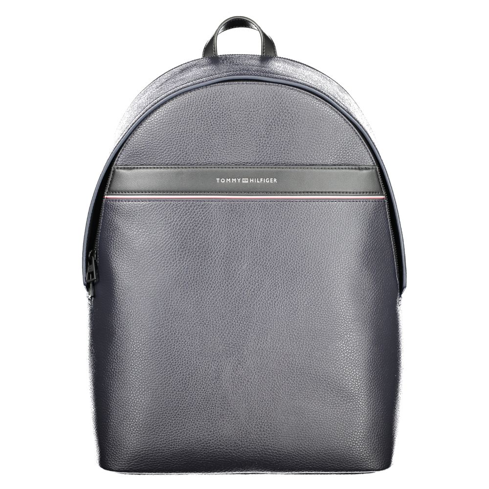 Tommy Hilfiger Blue Polyurethane Men's Men's Backpack