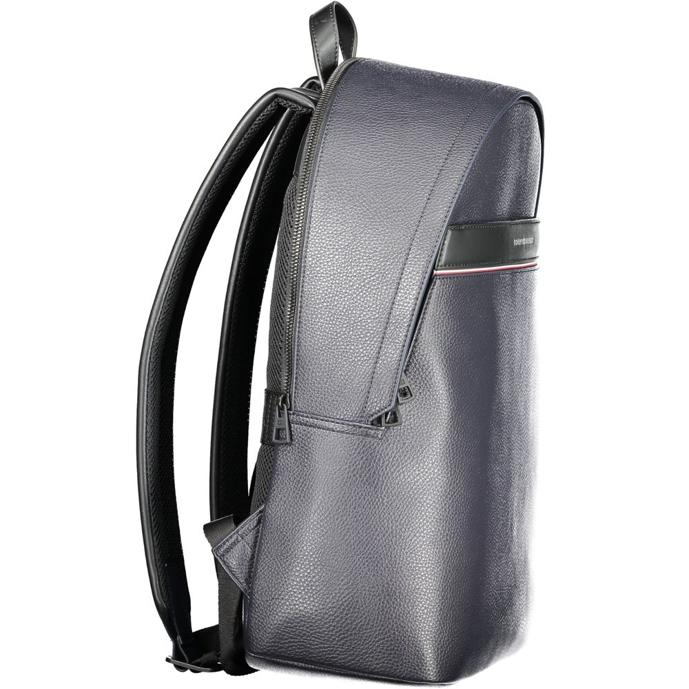Tommy Hilfiger Blue Polyurethane Men's Men's Backpack