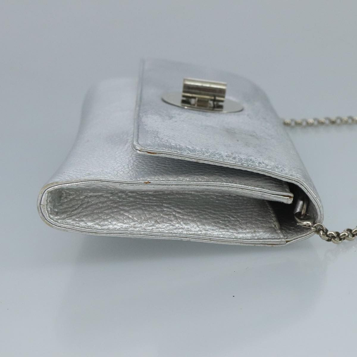 Tiffany & Co. Vintage Leather Silver Leather Shoulder Bag Bag (Pre-Owned)