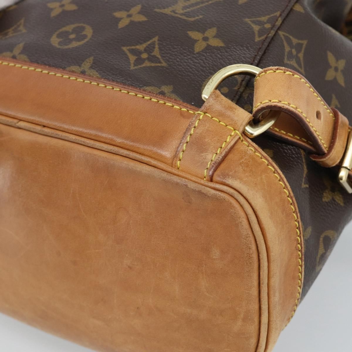 Louis Vuitton Vintage Montsouris Monogram Canvas Brown Canvas Backpack Bag (Pre-Owned)