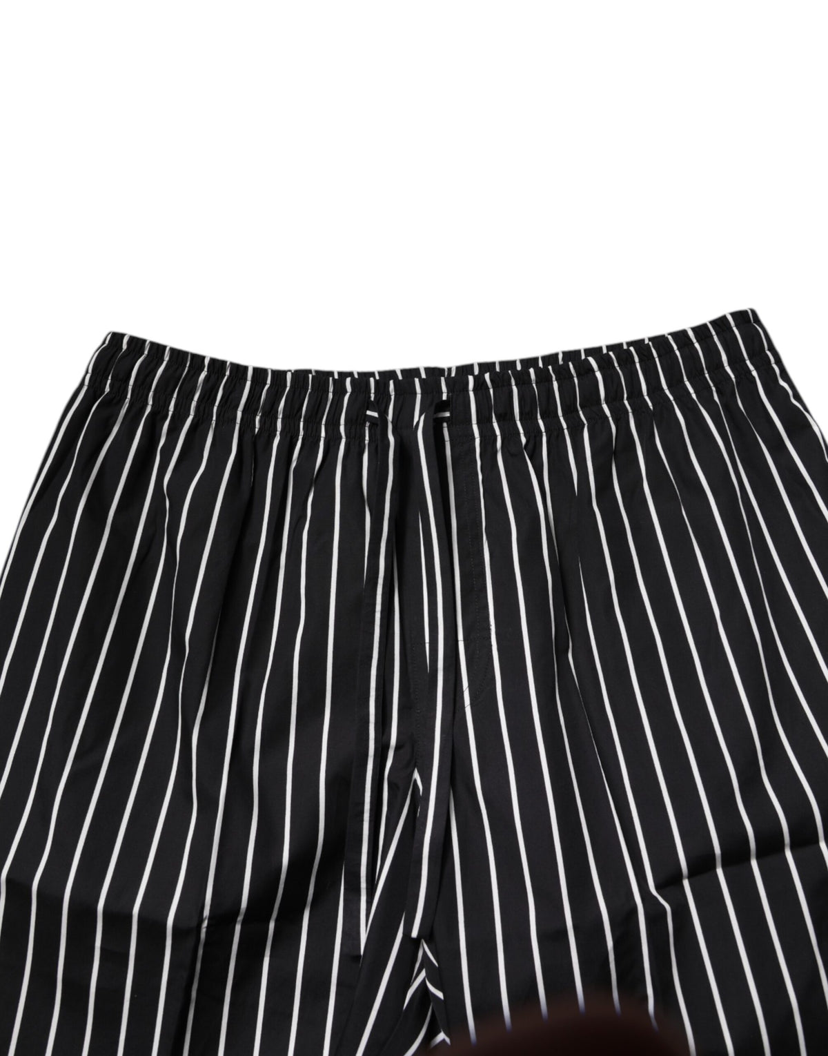 Dolce & Gabbana Black White Stripes Cotton Men Pajama Set Men's Sleepwear