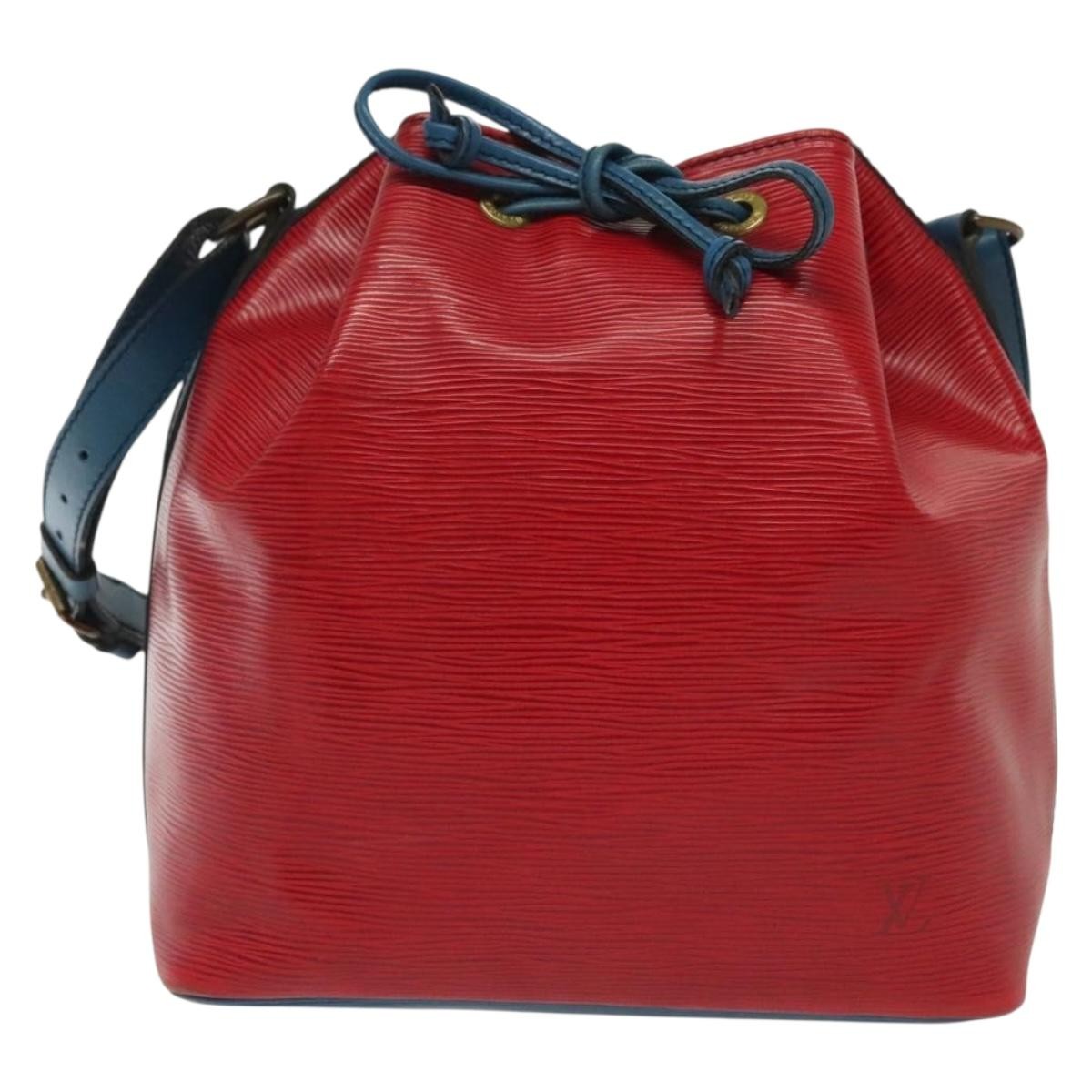 Louis Vuitton Petit Noe Epi Leather Red Leather Shoulder Bag Bag (Pre-Owned)
