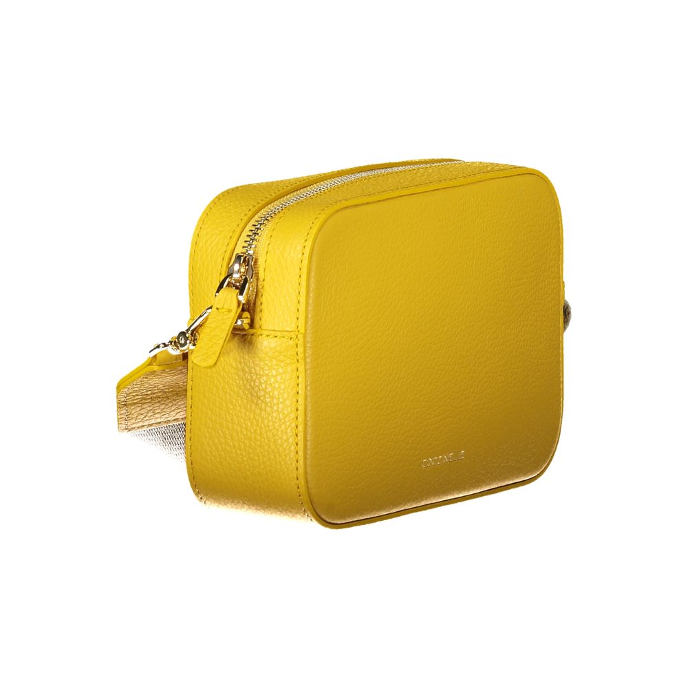 Coccinelle Giallo Leather Women Women's Handbag