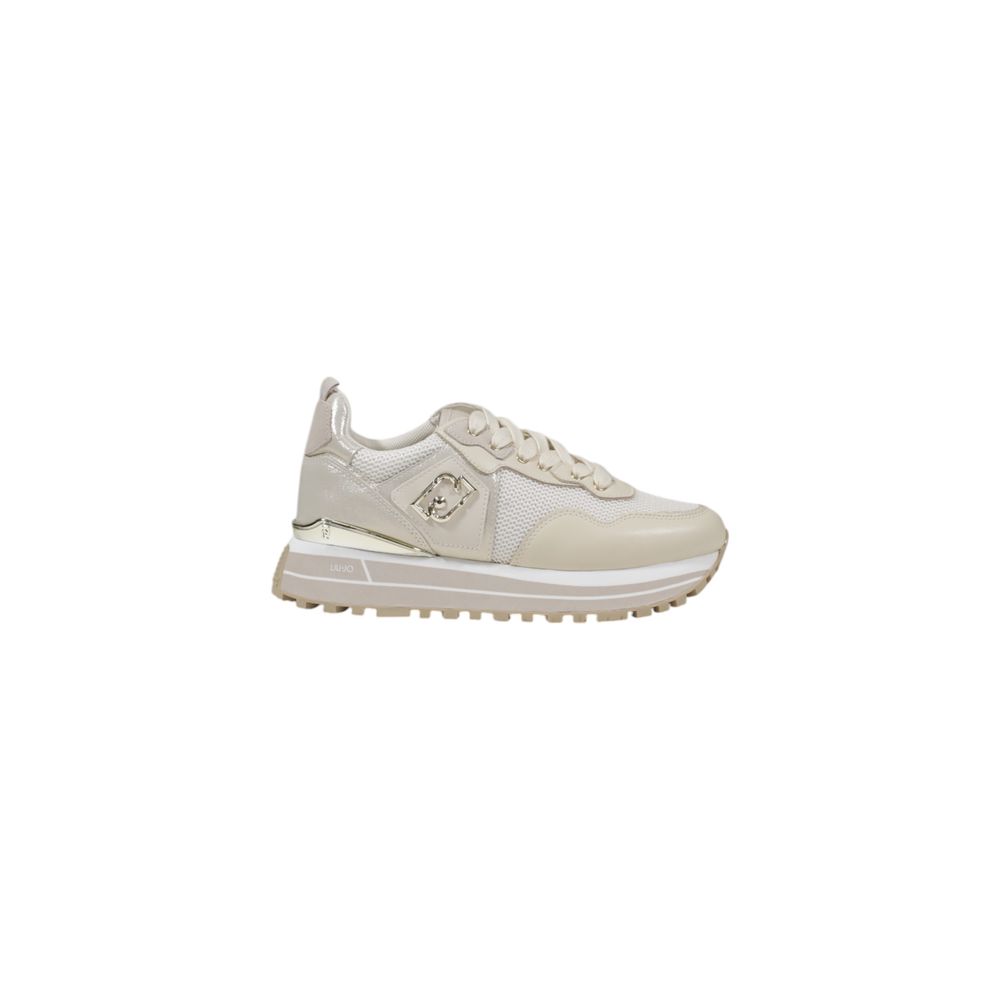 Liu Jo Cream Leather Women's Sneaker