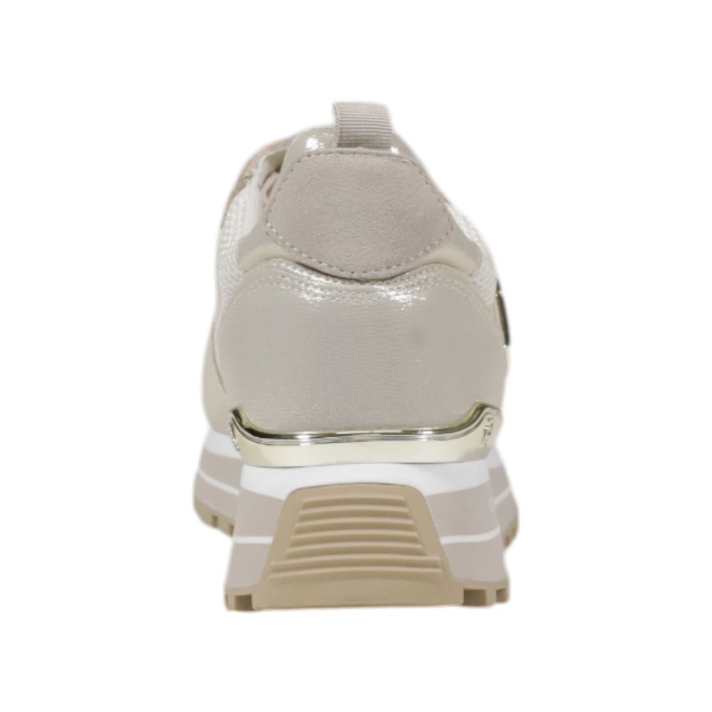 Liu Jo Cream Leather Women's Sneaker
