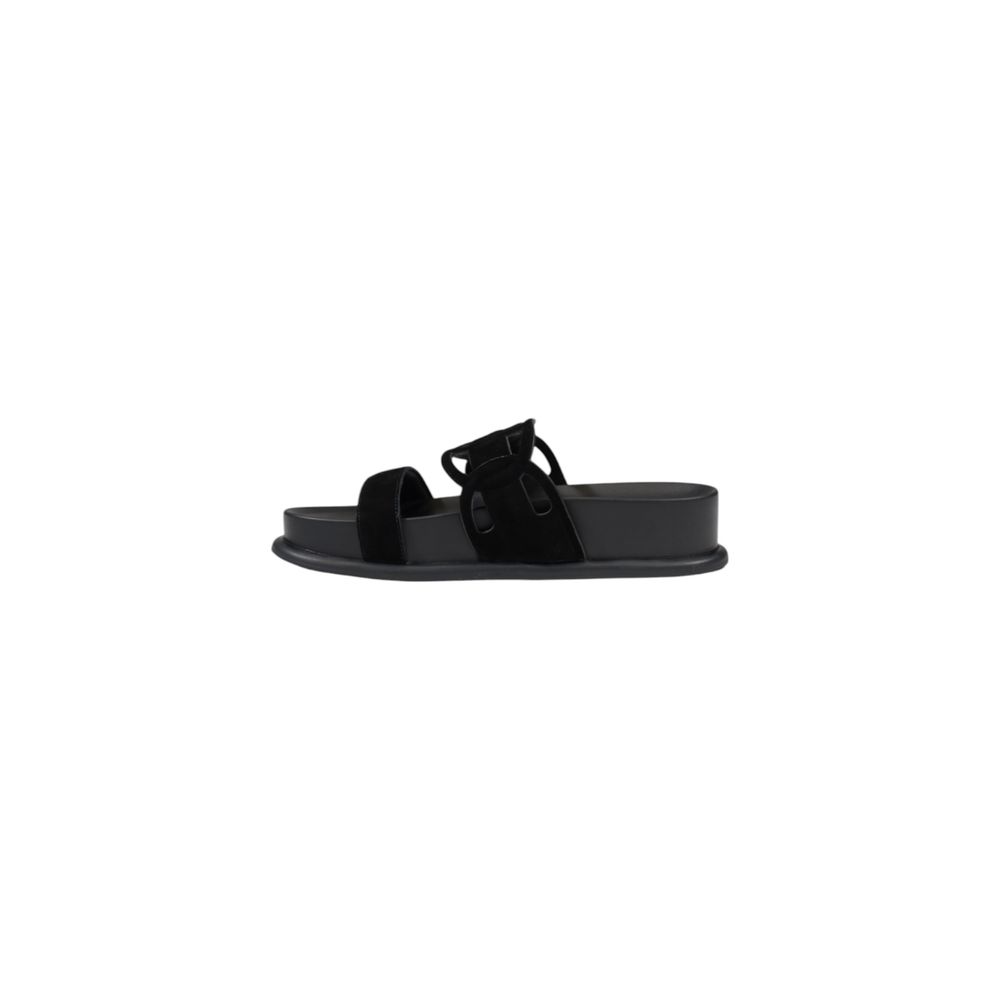 Liu Jo Black Leather Women's Sandal