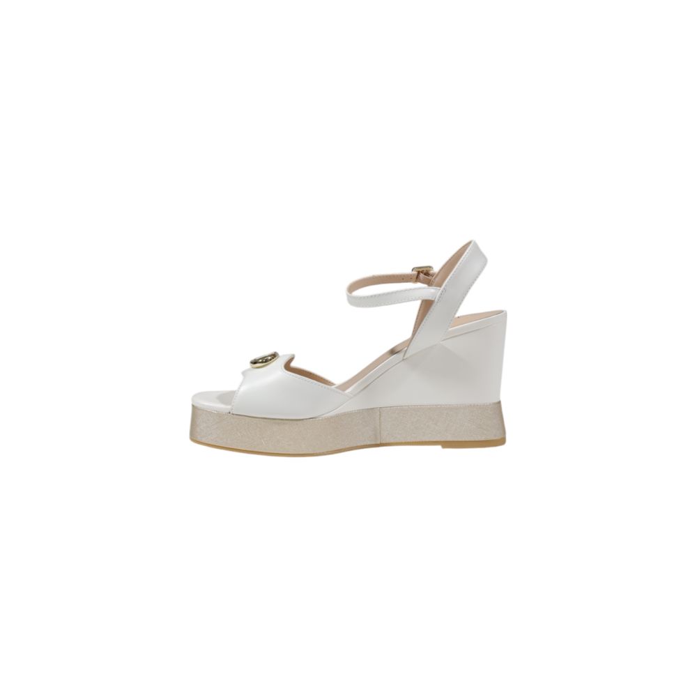 Liu Jo Cream Leather Women's Sandal