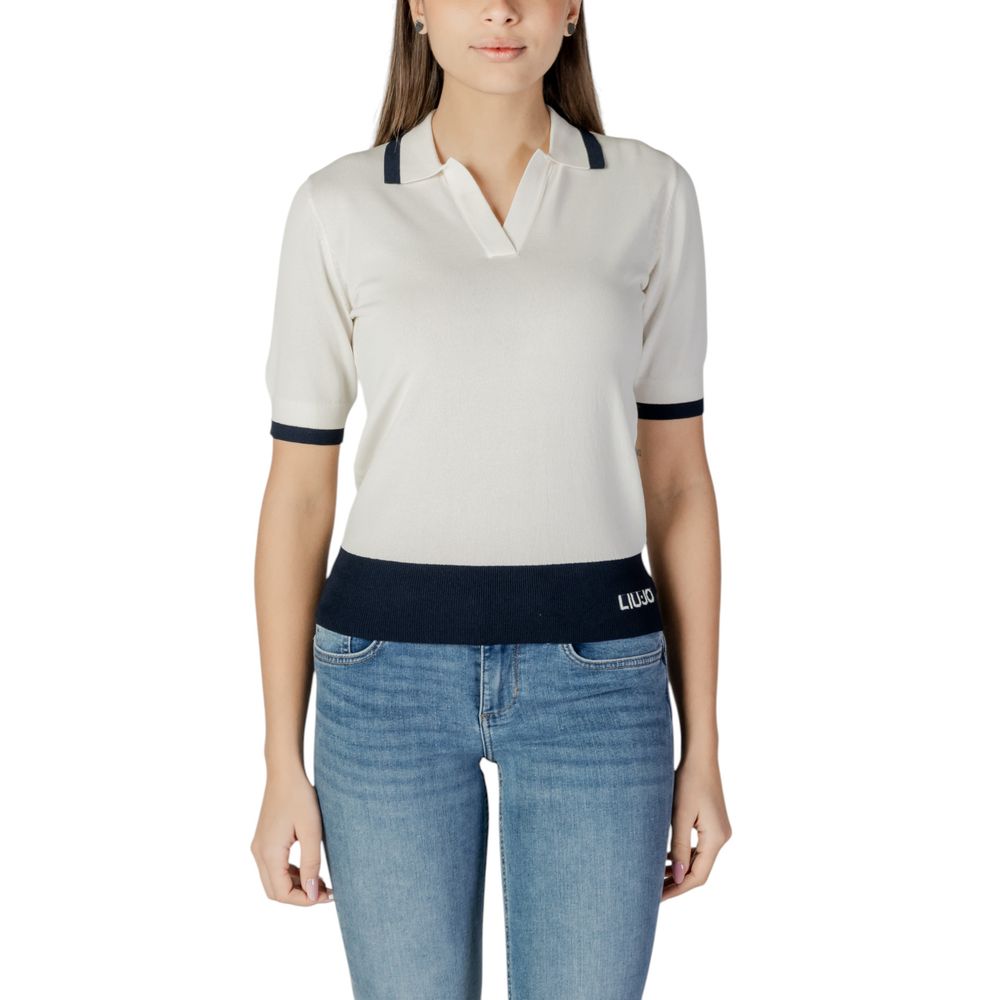 Liu Jo White Viscose Tops & Women's T-Shirt