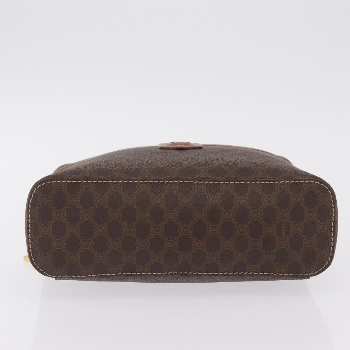Celine Macadam Vanity Canvas Brown Canvas Clutche & Pouche Bag (Pre-Owned)
