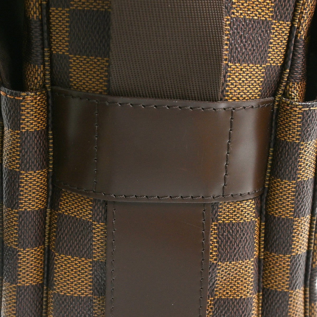 Louis Vuitton Naviglio Damier Brown Canvas Shoulder Bag Bag (Pre-Owned)