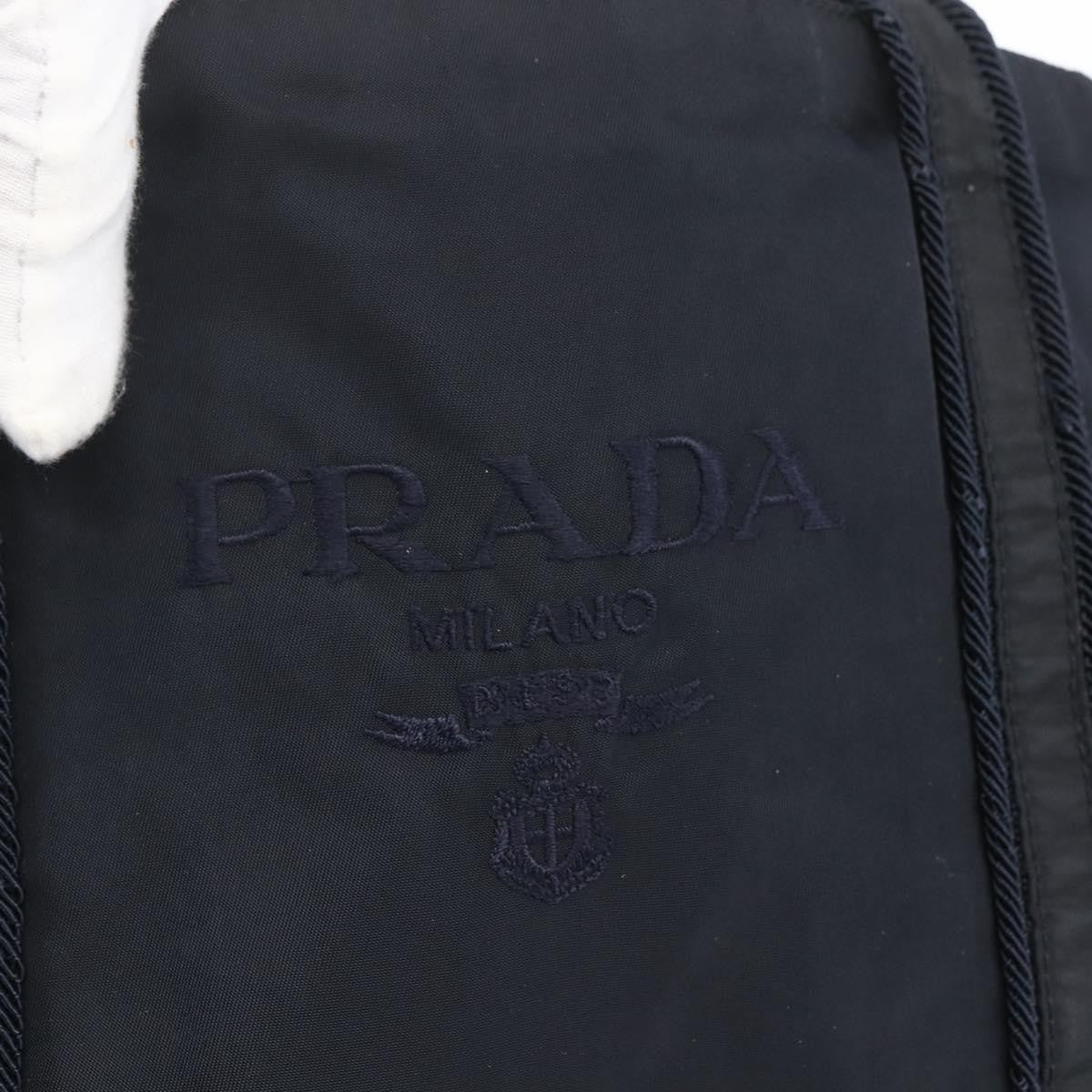 Prada Vintage Tessuto Black Nylon Shoulder Bag Bag (Pre-Owned)
