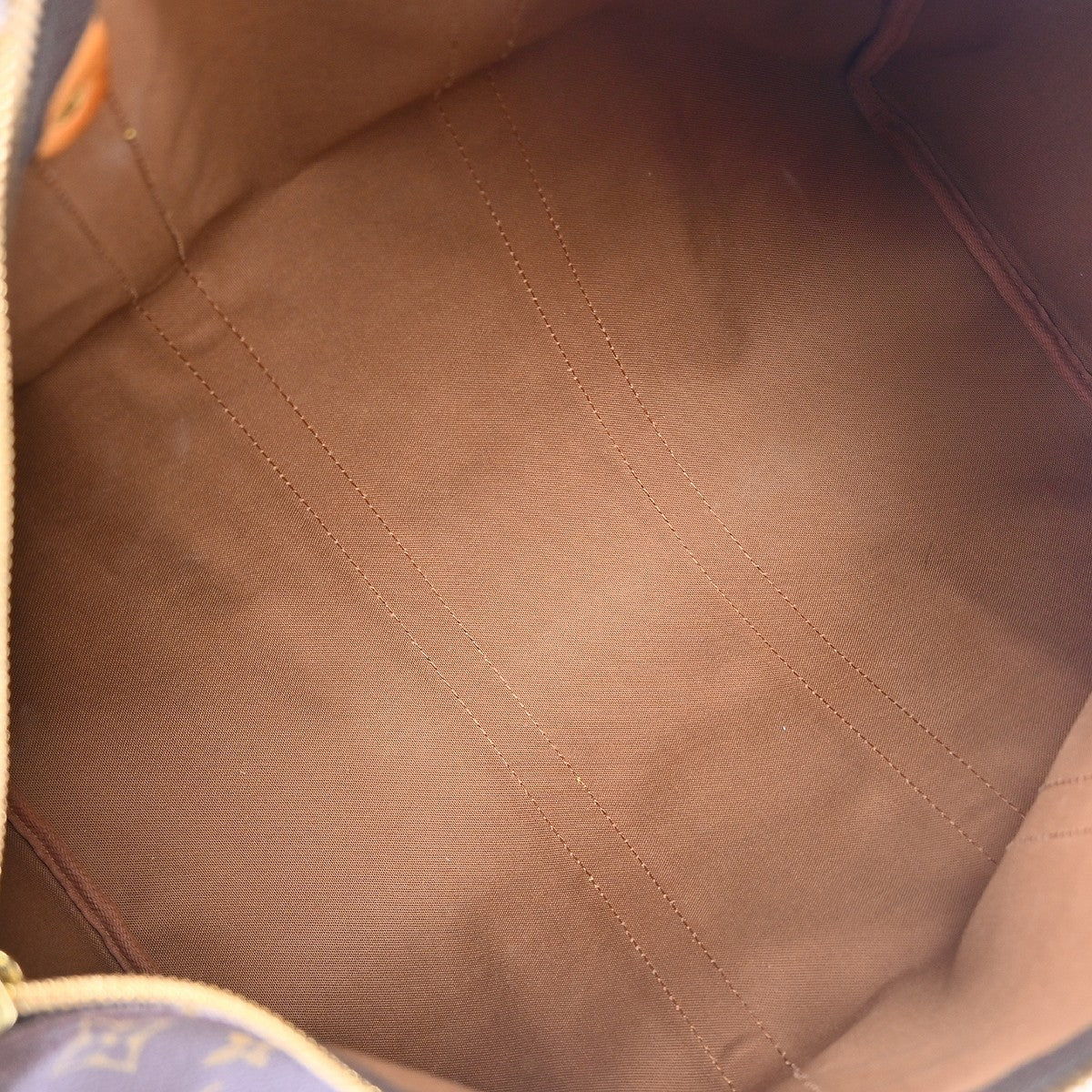 Louis Vuitton Keepall Monogram Brown Canvas Travel Bag Bag (Pre-Owned)