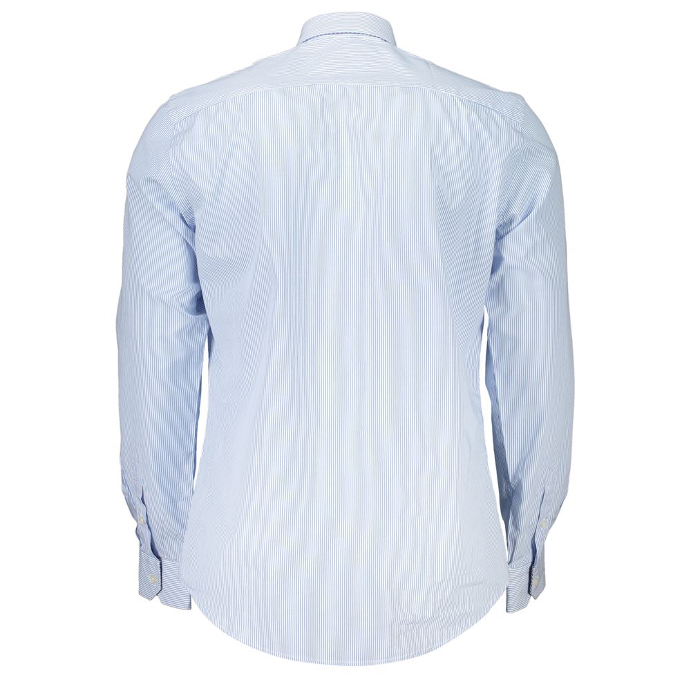 Harmont & Blaine Chic Light Blue Organic Cotton Men's Shirt