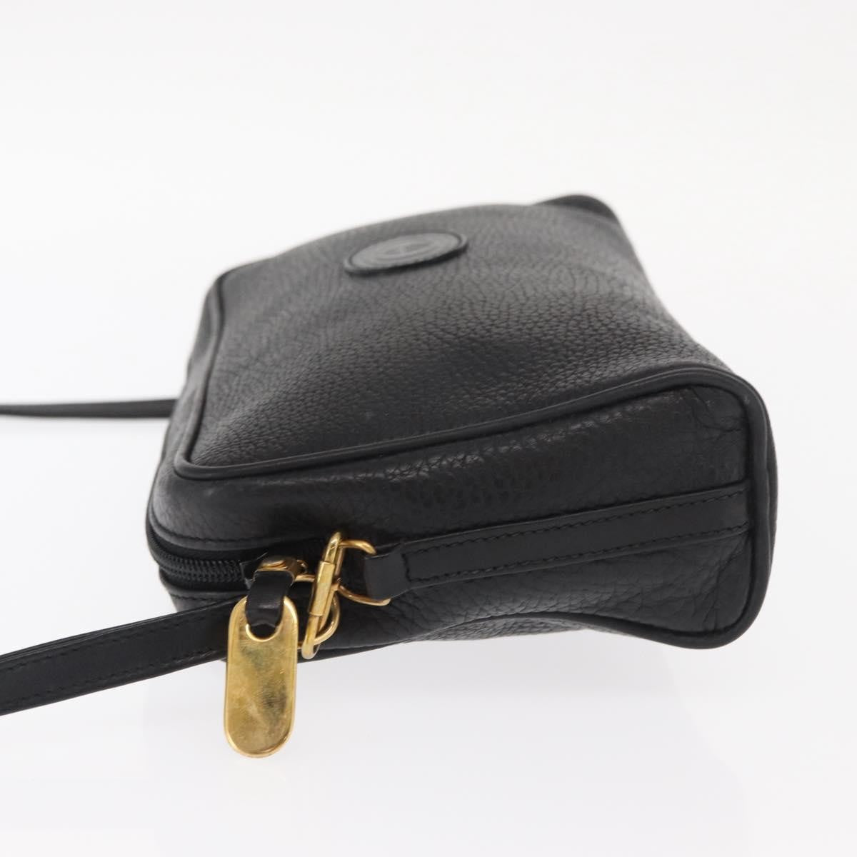 Gucci Vintage Leather Black Leather Shoulder Bag Bag (Pre-Owned)