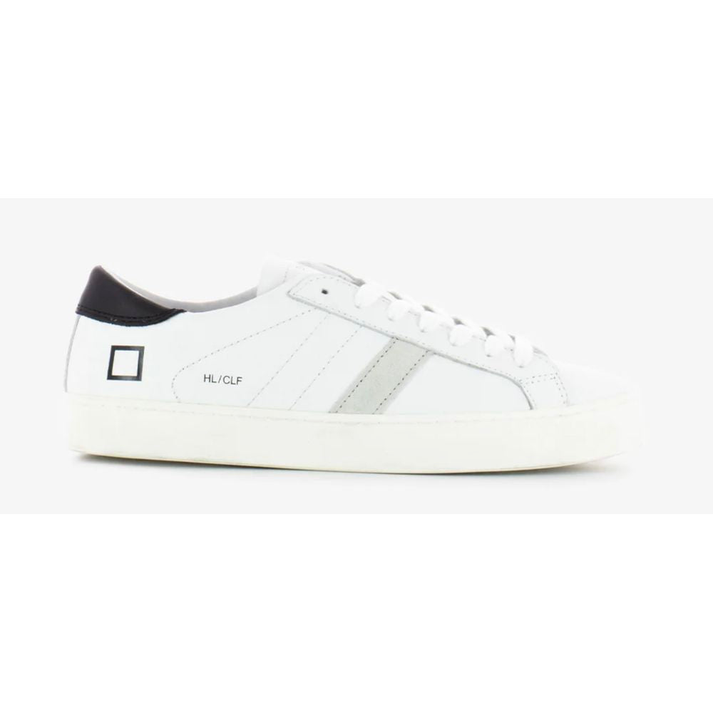 D.A.T.E White Leather Men's Sneaker