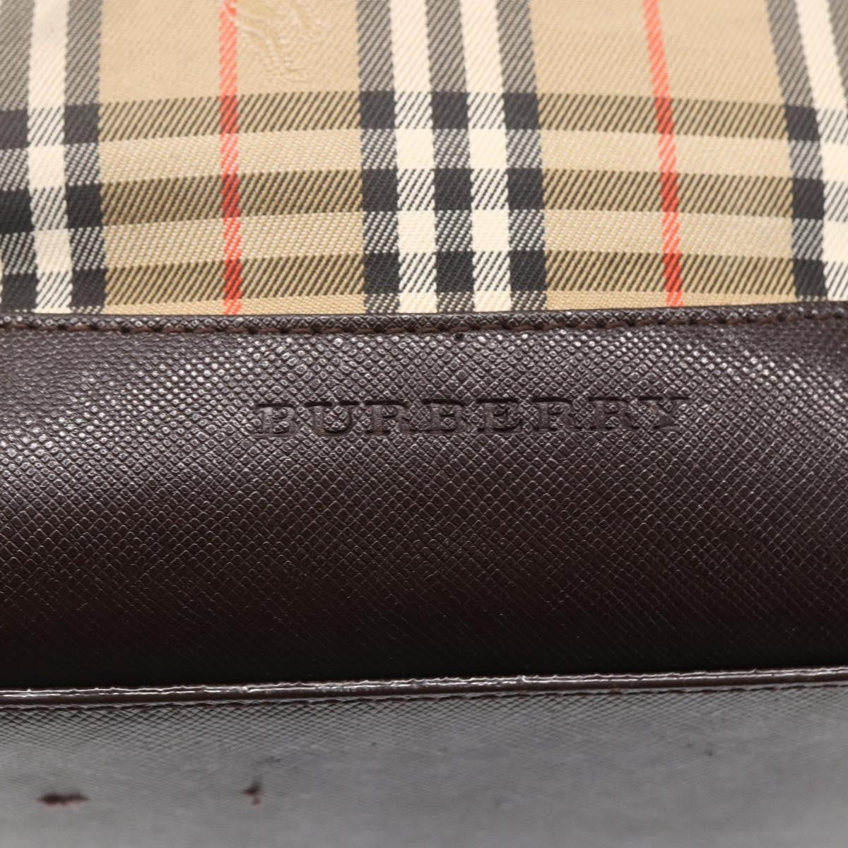 Burberry Vintage Canvas Beige Canvas Tote Bag Bag (Pre-Owned)