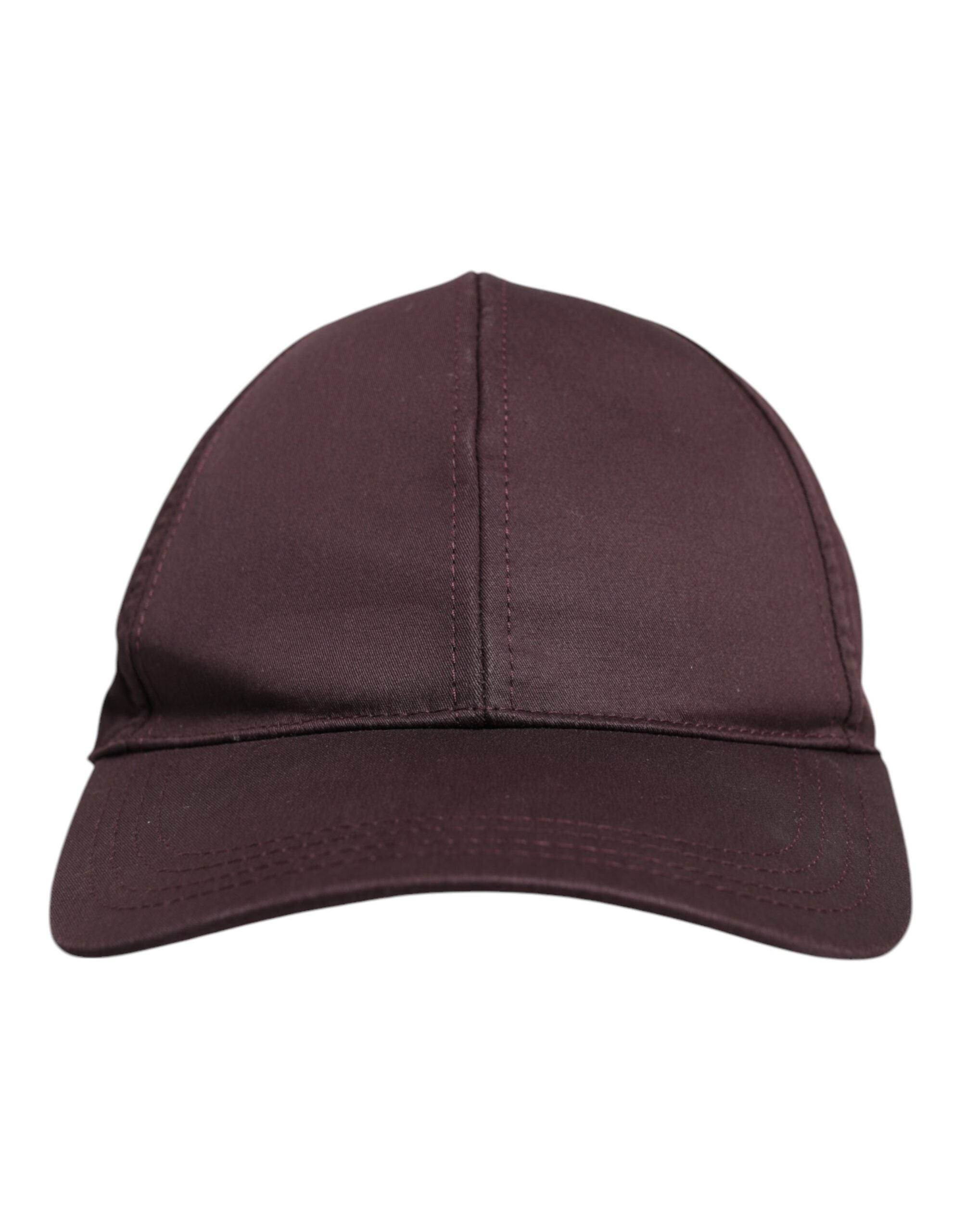 Dolce & Gabbana Brown Cotton DG Crown 6 Panels Baseball Men's Cap