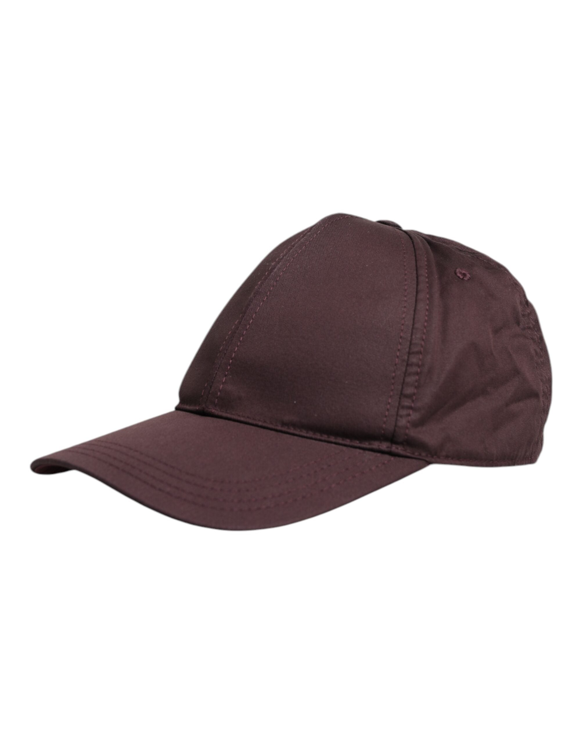 Dolce & Gabbana Brown Cotton DG Crown 6 Panels Baseball Men's Cap