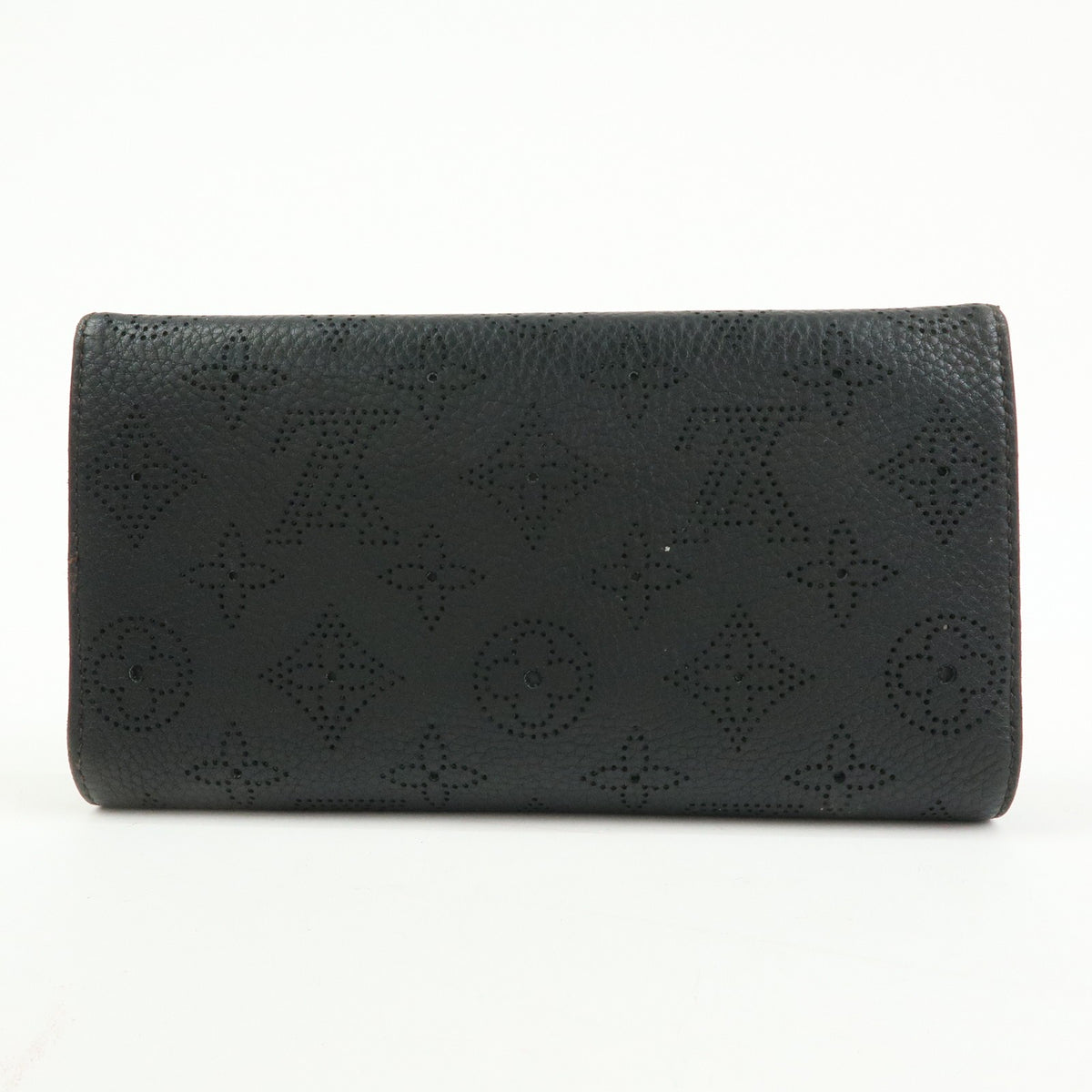 Louis Vuitton Amelia Mahina Leather Black Leather Wallets Accessory (Pre-Owned)