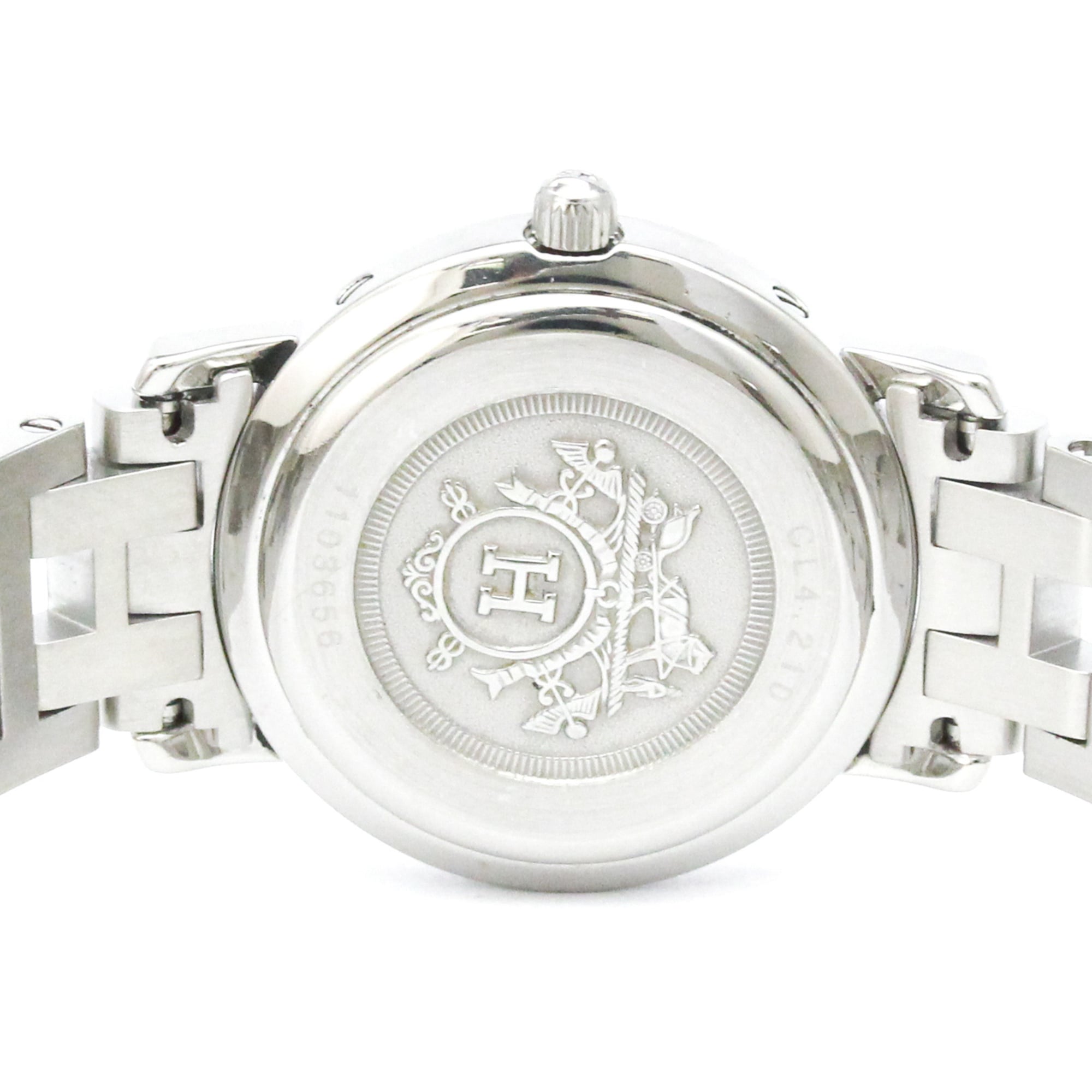 Hermes Clipper Quartz Stainless Steel Watch (Pre-Owned)
