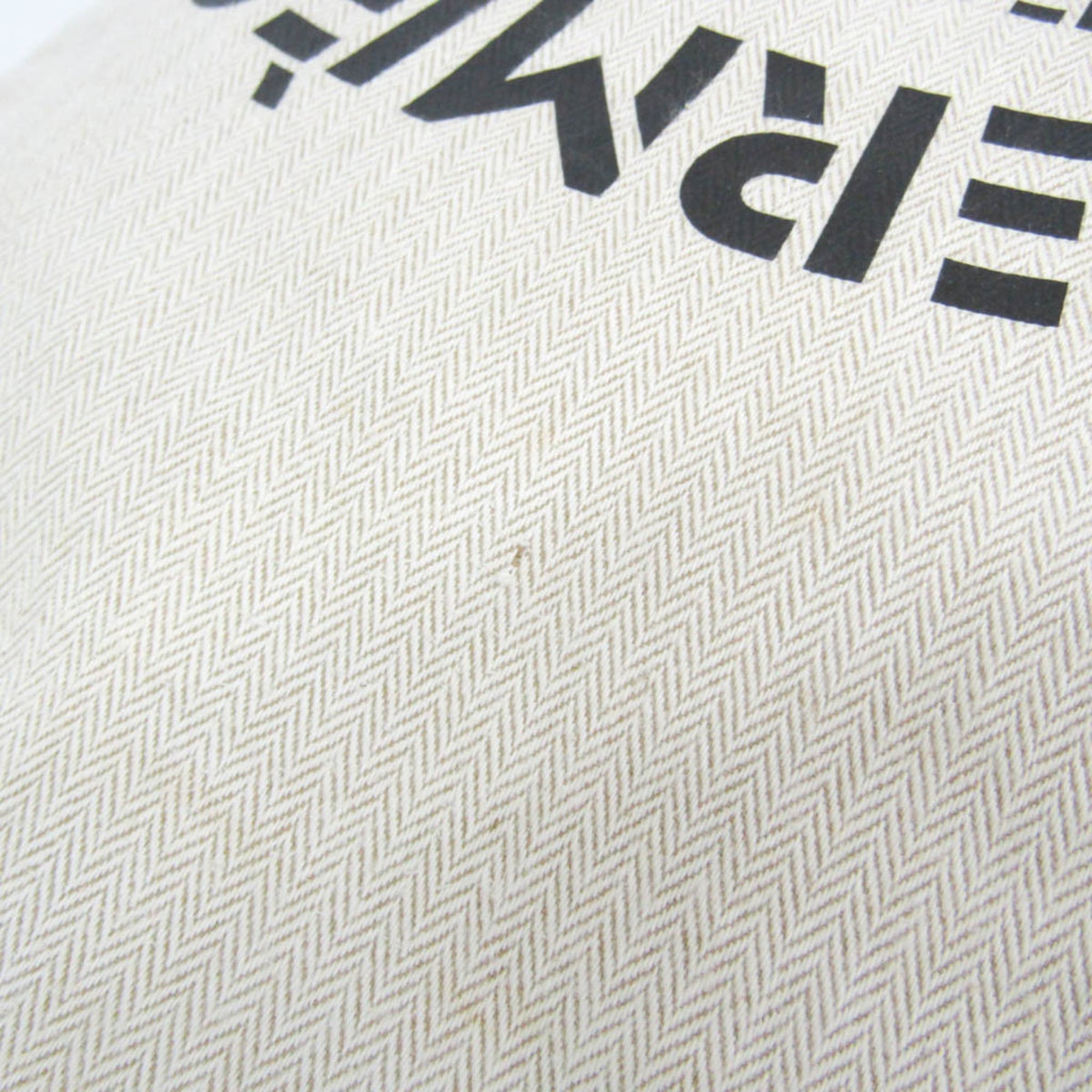 Hermes Aline Toile Beige Cotton Shoulder Bag Bag (Pre-Owned)