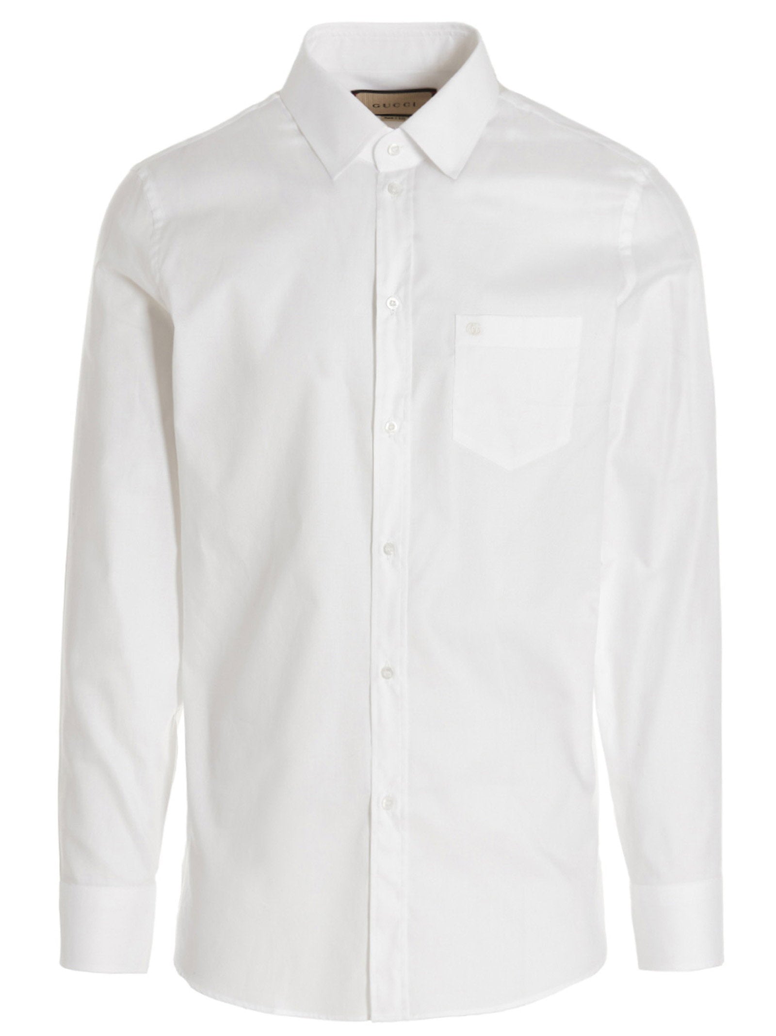 Gucci Men's Embroidered Logo Shirt